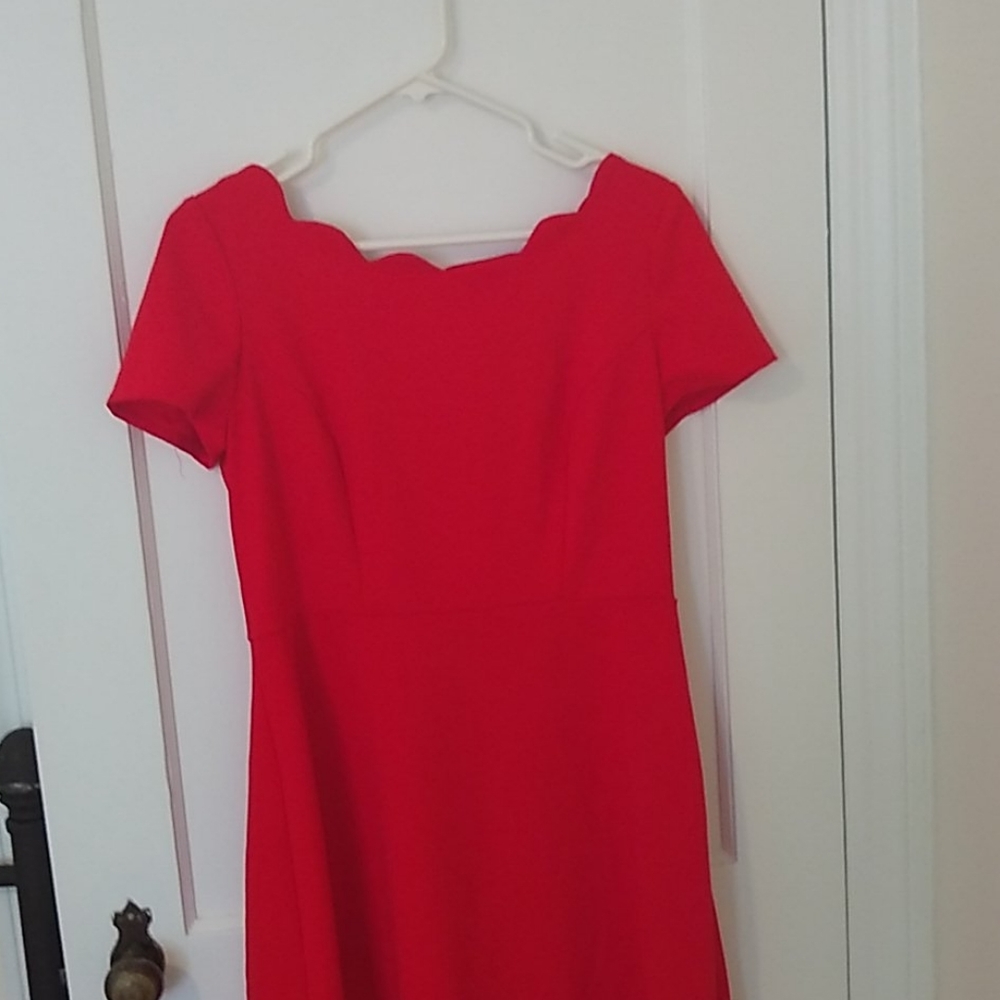 Glamour red dress / above the knee / size 10